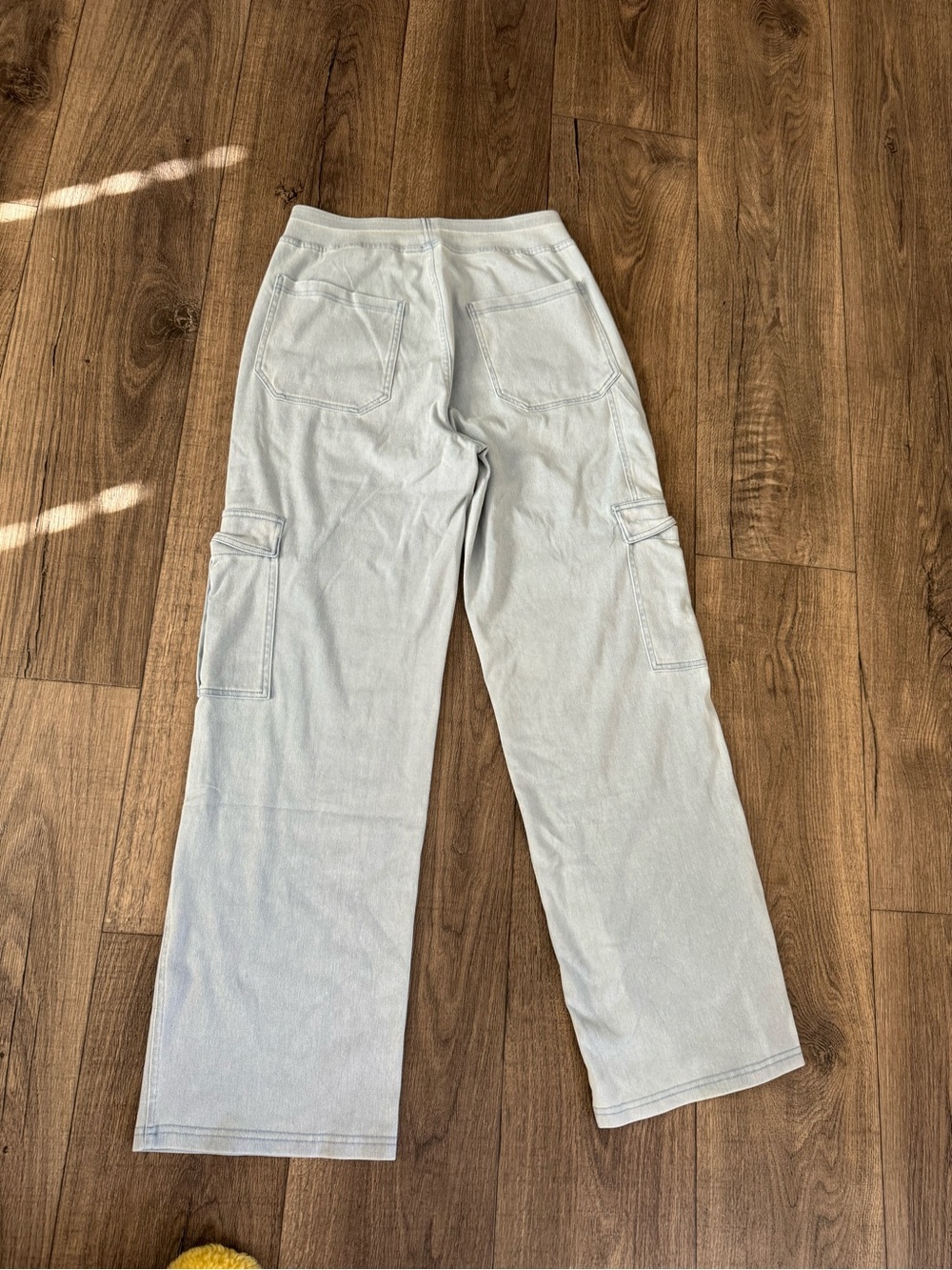 Halara Light Blue Wide-Leg Cargo Pants for Women